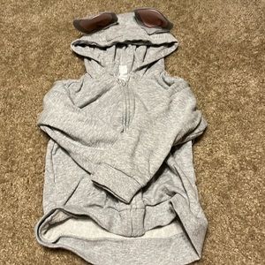 A little girls jacket with mouse ears